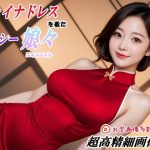 チャイナドレスを着たセクシー娘々｜【山頭火】