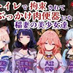 トイレで拘束されて肉便器になる稲妻の美少女たち｜【にゅーぎゅーぷりん】